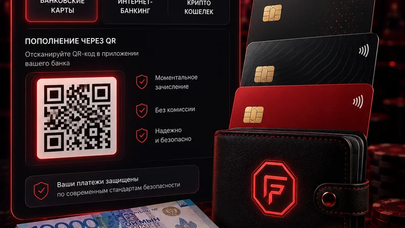 Способы пополнения счёта Fraga Casino: Kaspi, Halyk, карты, USDT